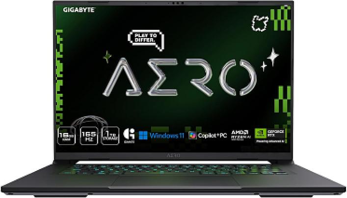 LAPTOP GIGABYTE AERO X16 AMD RYZEN AI 7 350 - 16 GB - SSD 1 TB - 16 PULG. WQXGA 165 HZ - RTX 5070 8 GB