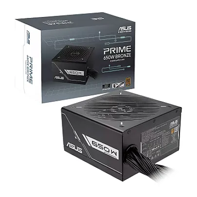 FUENTE DE PODER ASUS PRIME-650B-BLACK - 650 W - 80 PLUS BRONZE
